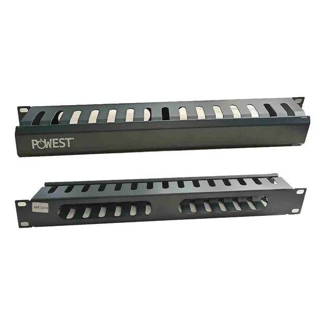 Organizador Horizontal Metálico 1u,  Instalación Rack