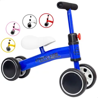 Bicicleta Infantil De EquilĂbrio Sem Pedal Andador 4 Rodas Cor Azul Bicicleta Infantil De EquilĂbrio Sem Pedal Andador 4 Rodas Cor Azul