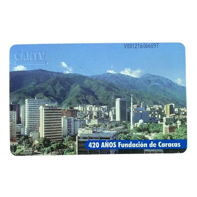 Tarjetas Telefonicas 420 Años Fundacion De Caracas