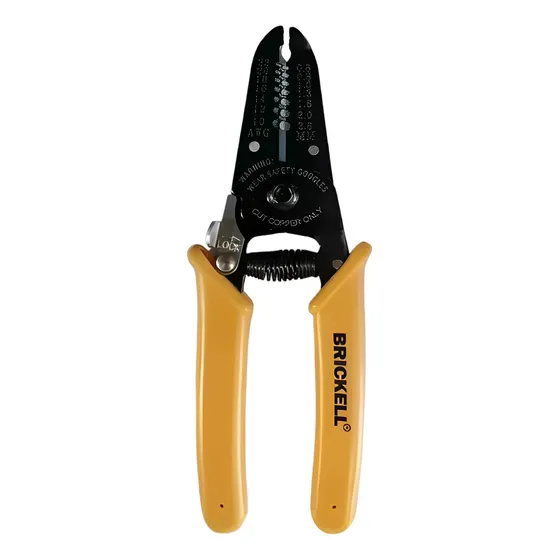 Pelacables Alicate Pinza Prensa Terminal Pela Cable Brickell