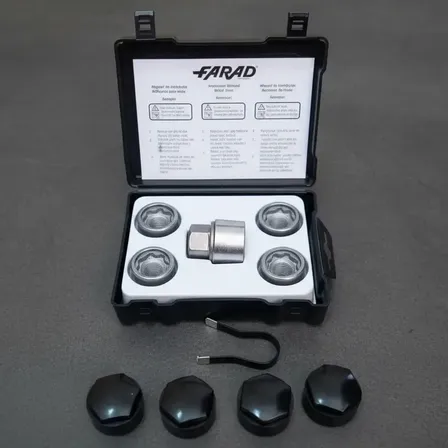 Kit Antifurto Starlock Trava De Roda Porca + Tampa P/ Byd Mini