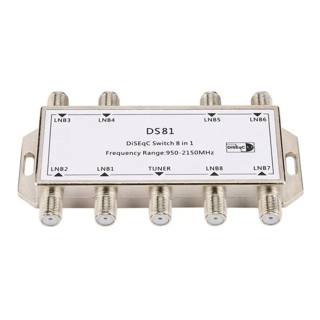 Diseqc Switch 8x1 950-2150 Mhz Multisatelites Banda C Y Ku