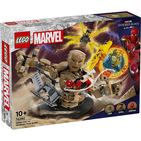 Lego Spiderman Vs. Sandman: Batalla Final Super Heroes 76280 Cantidad de piezas 347