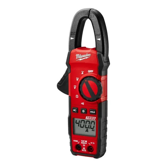 Multímetro De Pinza Milwaukee 2235-20 7 Pul 400 A 600v
