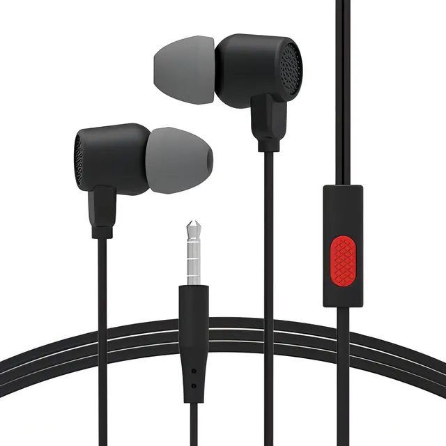 Audifono Somostel Intrauditivo Hands Free Nailon Sms-cj11 Color Negro