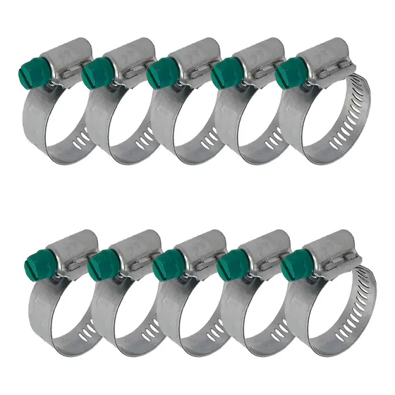 Abraçadeira De Metal Fita 14,6 Mm 32x44mm - Kit Com 10 Unid