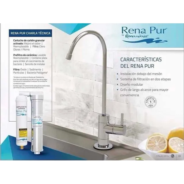Sistema De Purificación De Agua Rena Pur Modelo Nuevo