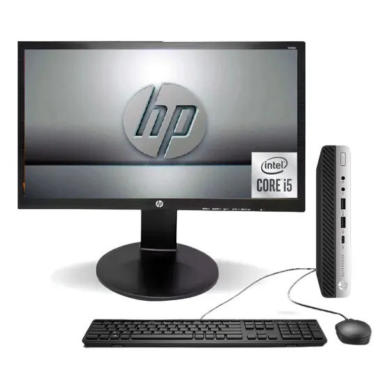 Mini Desktop Hp Elite 800 Core I5 6ª 8gb 120gb Ssd + Monitor
