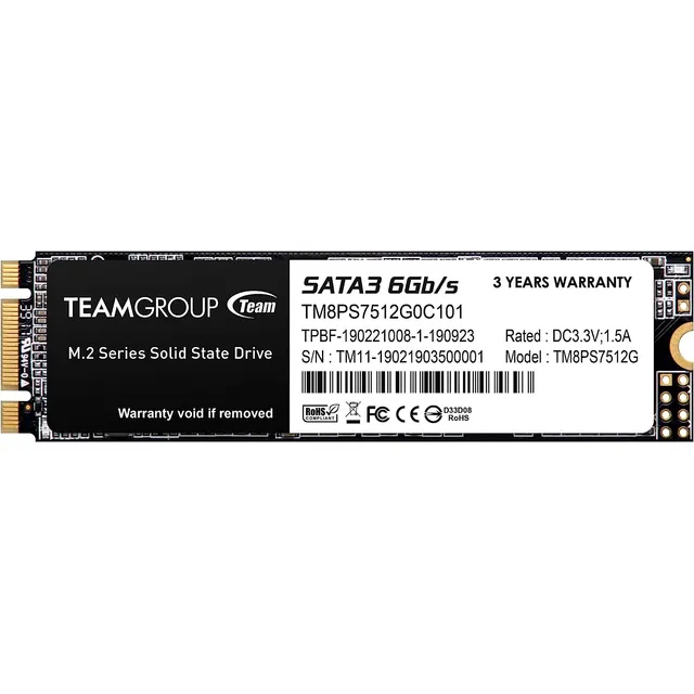 Teamgroup Ms30 512gb Con Slc Cache 3d Nand Tlc M.2 2280 S...