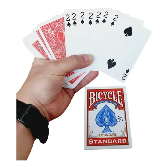 Baraja Trucada Solo 2 Picas Roja Bicycle Naipes Poker Magia