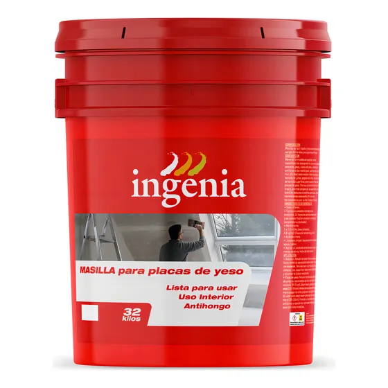 Masilla Placa De Yeso Ingenia 32k Lista Para Usar