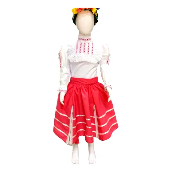 Disfraz Traje Tipico Regional De Nuevo Leon Niñas