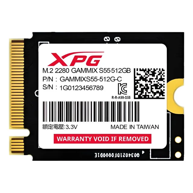 Disco Ssd M.2 2230 Nvme 512gb Adata Xpg S55 5000/3700mb/s
