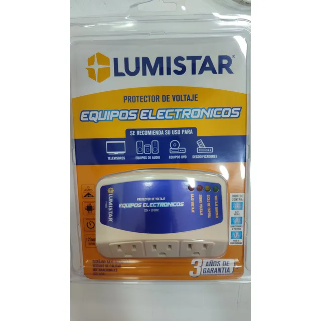Protector De Corriente Multifuncional De 3 Tomas Hypertronik