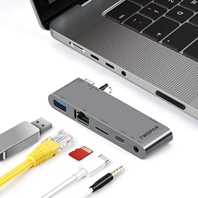 Hub Usb C Para Macbook Pro M3 M2 M1, Adaptador