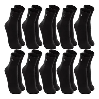 Kit 10 Pares Meia Lupo Original Masculina Cano Médio Algodão Kit 10 Pares Meia Lupo Original Masculina Cano Médio Algodão