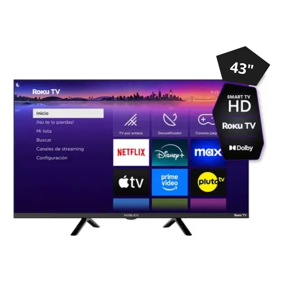 Smart Tv Noblex Roku 43 Pulgadas Led Fhd Cye