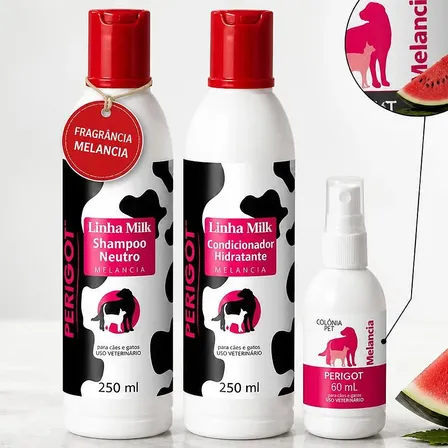 Kit Shampoo Condicionador 250ml Colonia Melancia Perigot