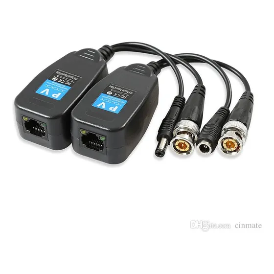 Video Balun Par Alcance Camara De Seguridad Rj45 Dvr Cctv