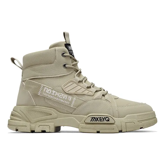 Botas Negras Hombre Botines Casual Zapato Plataforma Mxeyq