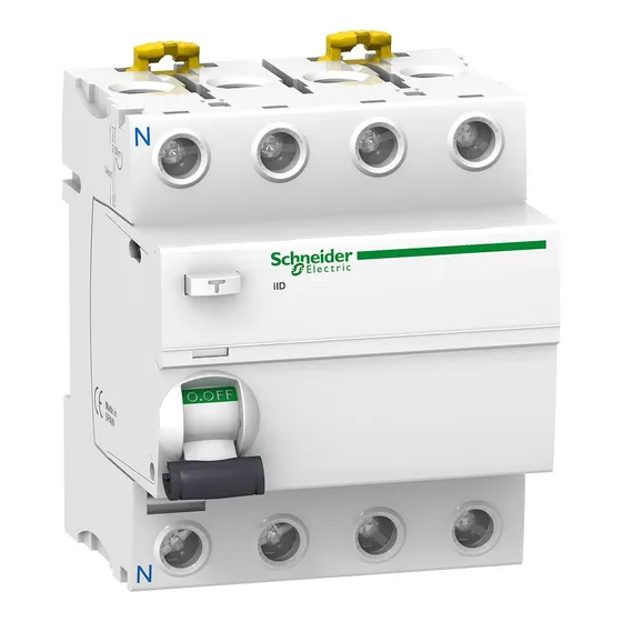 Disyuntor Diferencial Acti9 4x40a Tipo Ac Schneider Electric