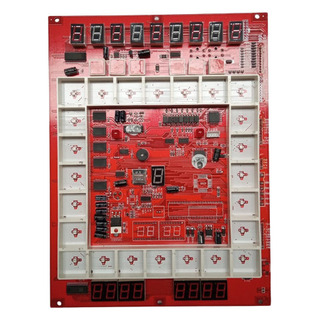 Tarjeta Para Máquina De La Suerte Pikachu Roja 9 Botones Tarjeta Para Máquina De La Suerte Pikachu Roja 9 Botones