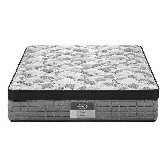 Colchón King Size America Prisma, Colchoneta Euro Top, Confort Medio, Resortes Infiniti, Hipoalergénico