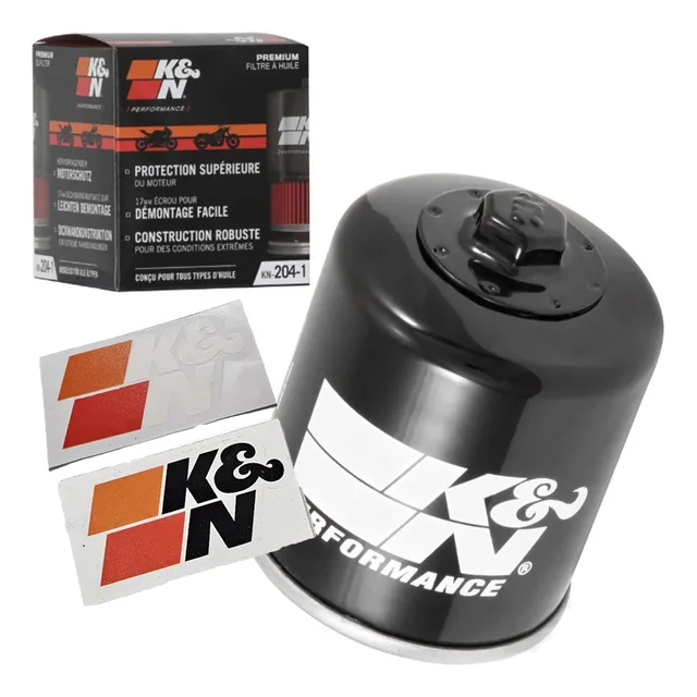 Filtro Oleo K&n Kn-204 Yamaha Yzf R1 R3 R6 Xj6 Mt09 Mt07 