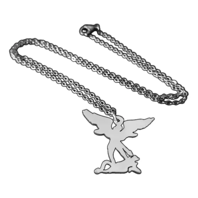 Dije San Miguel Arcángel Collar Cadena Para Dama