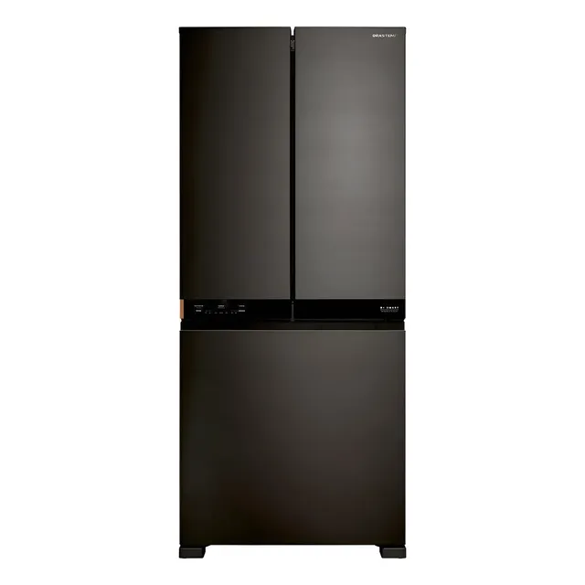 Brastemp Geladeira Inverter 3 Portas French Door Black/inox 110v/220v