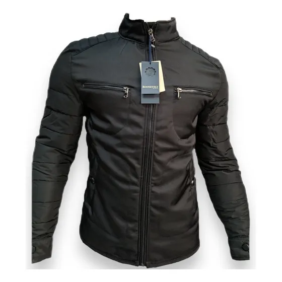 Chaqueta Chamarra Moda Premium Slim Fit Termica Estilo Biker