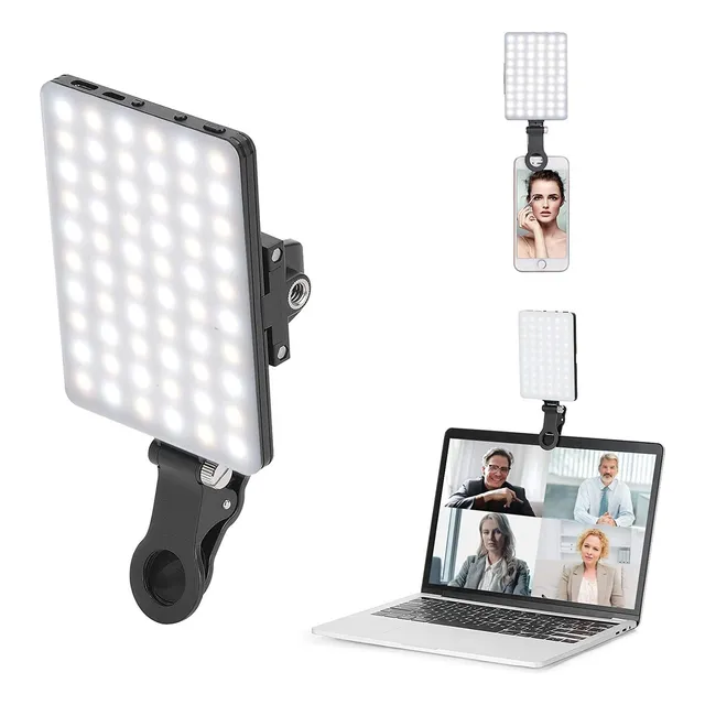 Led Para Smartphone Con Clip Neewer Luz Videoconferencia