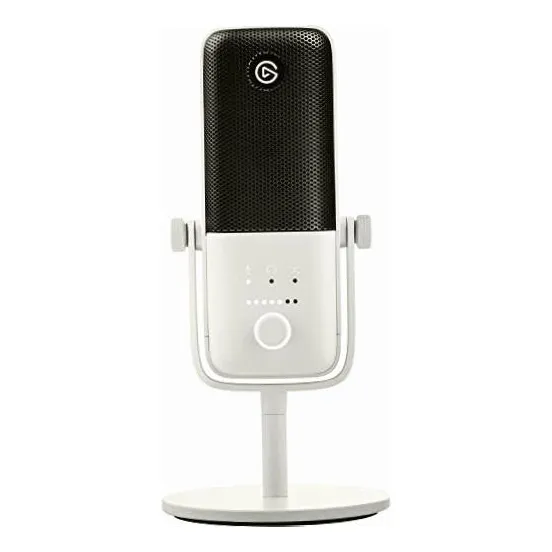 Microfono Elgato Wave:3 Blanco Usb-c Cardioide 153x66x40 Mm