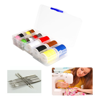 Kit Completo Costura Viagem10 Agulha +6 Linha+8 Bobinas Kit Completo Costura Viagem10 Agulha +6 Linha+8 Bobinas