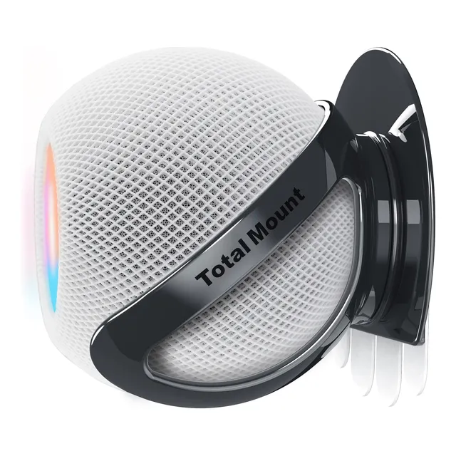 Soporte Compatible Con Homepod Mini Montaje Sin Agujeros Neg Negro Premium - Soporte Sin Agujeros