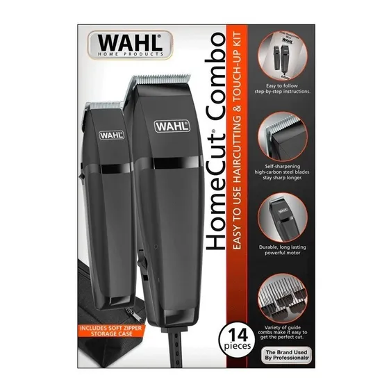 Maquina De Afeitar Wahl Home Cut Combo 14 Piezas