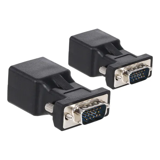 - Adaptador Vga A Rj45, Adaptador Ethernet Vga Macho A