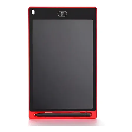 Lousa Mágica Infantil Digital Educativa Escrever E Desenhar Cor Vermelho