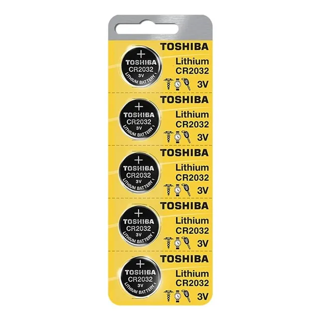 Pack Pila Bateria Cr2032 Litio Toshiba X10 Electroimporta