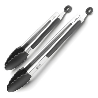Boxiki Kitchen 2 Pc Utensilios De Cocina Tong Set | Pinzas D Boxiki Kitchen 2 Pc Utensilios De Cocina Tong Set | Pinzas D