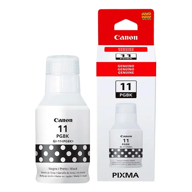 Botella De Tinta Canon Gi-11 Pgbk Negro Photo 135ml