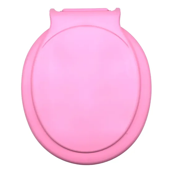 Monkoto Tapa Asiento Inodoro Universal PVC Inflada Rosada Color Rosa