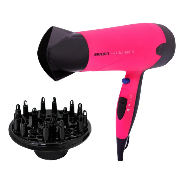 Secadora Sg 3025 F 2000w 2niveles Coolshoot Tourmalina Ion Color Fucsia
