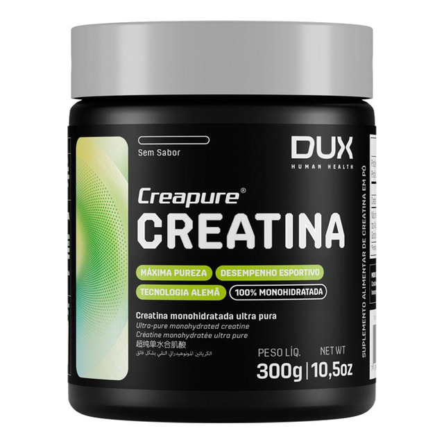 Creatina Creapure Pó 300g Dux Nutrition Sem Sabor Creatina Creapure Pó 300g Dux Nutrition Sem Sabor