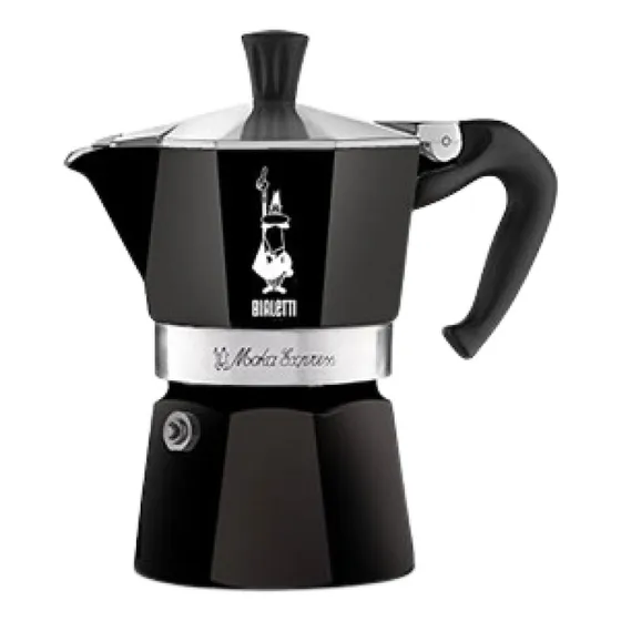 Cafetera Moka Negra 3 Taza Bialetti - 101213