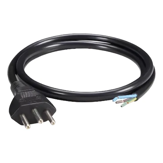 Fio C/ Plug Para Air Fryer 3 Polos /1,5m/20a Preto