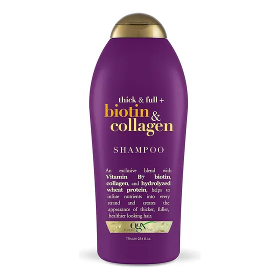 Shampoo Champú Biotina Y Colágeno Engrosador  750ml Ogx