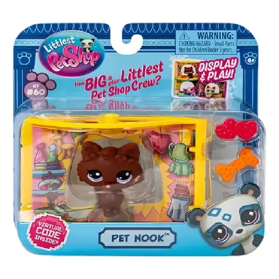 Littlest Pet Shop Pet Nook Figura Mascota Y Escenario Lelab