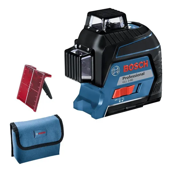 Nivel Láser De Líneas 360 Bosch Gll 3-80 Alcance 30m
