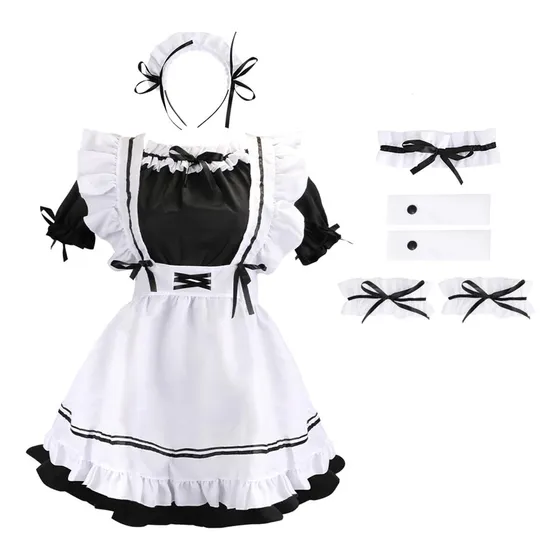 Cosplay Disfraz Maid Sirviente